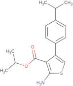 Isopropyl 2-amino-4-(4-isopropylphenyl)thiophene-3-carboxylate