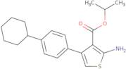 Isopropyl 2-amino-4-(4-cyclohexylphenyl)thiophene-3-carboxylate