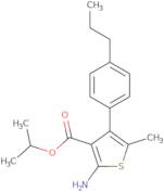 Isopropyl 2-amino-5-methyl-4-(4-propylphenyl)thiophene-3-carboxylate