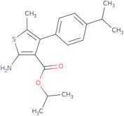 Isopropyl 2-amino-4-(4-isopropylphenyl)-5-methylthiophene-3-carboxylate