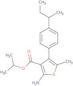 Isopropyl 2-amino-4-(4-sec-butylphenyl)-5-methylthiophene-3-carboxylate