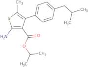 Isopropyl 2-amino-4-(4-isobutylphenyl)-5-methylthiophene-3-carboxylate