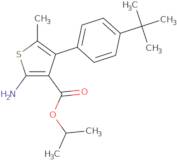 Isopropyl 2-amino-4-(4-tert-butylphenyl)-5-methylthiophene-3-carboxylate