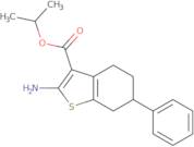 Isopropyl 2-amino-6-phenyl-4,5,6,7-tetrahydro-1-benzothiophene-3-carboxylate