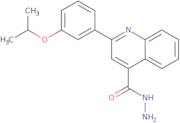 2-(3-Isopropoxyphenyl)quinoline-4-carbohydrazide