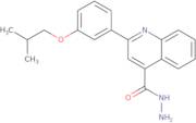 2-(3-Isobutoxyphenyl)quinoline-4-carbohydrazide