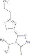 4-Isopropyl-5-(5-propylthien-3-yl)-4H-1,2,4-triazole-3-thiol