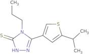 5-(5-Isopropylthien-3-yl)-4-propyl-4H-1,2,4-triazole-3-thiol