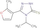 4-Isopropyl-5-(2-methyl-3-furyl)-4H-1,2,4-triazole-3-thiol