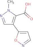 4-Isoxazol-5-yl-1-methyl-1H-pyrazole-5-carboxylic acid