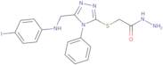 2-[(5-{[(4-Iodophenyl)amino]methyl}-4-phenyl-4H-1,2,4-triazol-3-yl)thio]acetohydrazide