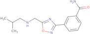 3-{5-[(Isobutylamino)methyl]-1,2,4-oxadiazol-3-yl}benzamide