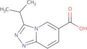 3-Isopropyl[1,2,4]triazolo[4,3-a]pyridine-6-carboxylic acid