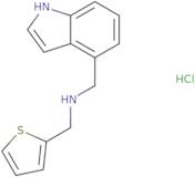 N-(1H-Indol-4-ylmethyl)-N-(thien-2-ylmethyl)amine hydrochloride