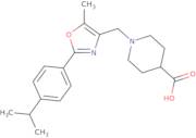 1-{[2-(4-Isopropylphenyl)-5-methyl-1,3-oxazol-4-yl]methyl}piperidine-4-carboxylic acid