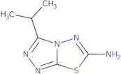 3-Isopropyl[1,2,4]triazolo[3,4-b][1,3,4]thiadiazol-6-amine