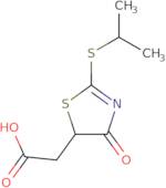 [2-(Isopropylthio)-4-oxo-4,5-dihydro-1,3-thiazol-5-yl]acetic acid