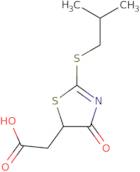 [2-(Isobutylthio)-4-oxo-4,5-dihydro-1,3-thiazol-5-yl]acetic acid