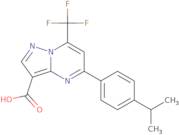 5-(4-Isopropylphenyl)-7-(trifluoromethyl)pyrazolo[1,5-a]pyrimidine-3-carboxylic acid