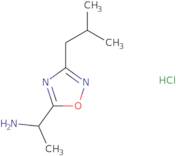 [1-(3-Isobutyl-1,2,4-oxadiazol-5-yl)ethyl]amine hydrochloride