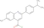 2-(4-Isopropylphenyl)-6-methylquinoline-4-carbonyl chloride