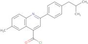 2-(4-Isobutylphenyl)-6-methylquinoline-4-carbonyl chloride