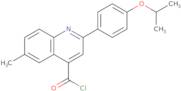 2-(4-Isopropoxyphenyl)-6-methylquinoline-4-carbonyl chloride