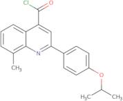 2-(4-Isopropoxyphenyl)-8-methylquinoline-4-carbonyl chloride