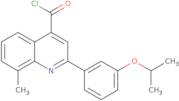 2-(3-Isopropoxyphenyl)-8-methylquinoline-4-carbonyl chloride