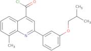 2-(3-Isobutoxyphenyl)-8-methylquinoline-4-carbonyl chloride