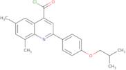 2-(4-Isobutoxyphenyl)-6,8-dimethylquinoline-4-carbonyl chloride