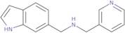 (1H-Indol-6-ylmethyl)(pyridin-3-ylmethyl)amine