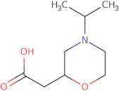 (4-Isopropylmorpholin-2-yl)acetic acid