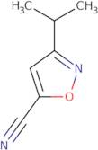 3-Isopropylisoxazole-5-carbonitrile