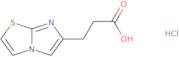 3-Imidazo[2,1-b][1,3]thiazol-6-ylpropanoic acid hydrochloride