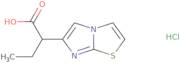 2-Imidazo[2,1-b][1,3]thiazol-6-ylbutanoic acid hydrochloride