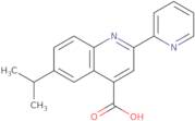 6-Isopropyl-2-pyridin-2-ylquinoline-4-carboxylic acid