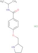 N-Isopropyl-4-(pyrrolidin-2-ylmethoxy)benzamide hydrochloride