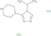 4-(4-Isopropyl-4H-1,2,4-triazol-3-yl)piperidine dihydrochloride