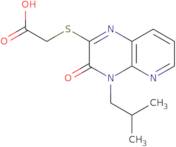 [(4-Isobutyl-3-oxo-3,4-dihydropyrido[2,3-b]pyrazin-2-yl)thio]acetic acid