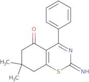 2-Imino-7,7-dimethyl-4-phenyl-2,6,7,8-tetrahydro-5H-1,3-benzothiazin-5-one