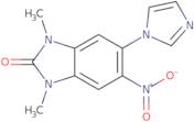 5-(1H-Imidazol-1-yl)-1,3-dimethyl-6-nitro-1,3-dihydro-2H-benzimidazol-2-one