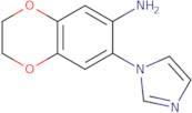 [7-(1H-Imidazol-1-yl)-2,3-dihydro-1,4-benzodioxin-6-yl]amine