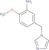 [5-(1H-Imidazol-1-ylmethyl)-2-methoxyphenyl]amine