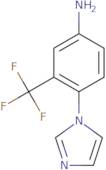 [4-(1H-Imidazol-1-yl)-3-(trifluoromethyl)phenyl]amine hydrochloride