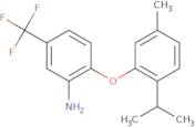 [2-(2-Isopropyl-5-methylphenoxy)-5-(trifluoromethyl)phenyl]amine sulfate (salt)