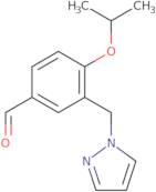 4-Isopropoxy-3-(1H-pyrazol-1-ylmethyl)benzaldehyde