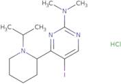 5-Iodo-4-(1-isopropylpiperidin-2-yl)-N,N-dimethylpyrimidin-2-amine hydrochloride