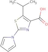 5-Isopropyl-2-(1H-pyrrol-1-yl)-1,3-thiazole-4-carboxylic acid