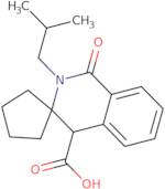 2'-Isobutyl-1'-oxo-1',4'-dihydro-2'H-spiro[cyclopentane-1,3'-isoquinoline]-4'-carboxylic acid